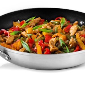 Stegepande 36 cm. med 2 håndtag og non-stick belægning. - Billig fragt