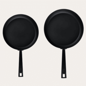 Qookware - Stegepande 28 cm + 25 cm carbonstål - Normal pris: 1.498 kr. - Nu: 799 kr.