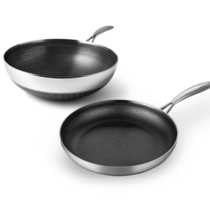 Fusion Non-stick sæt med 28 cm Stegepande + Wok